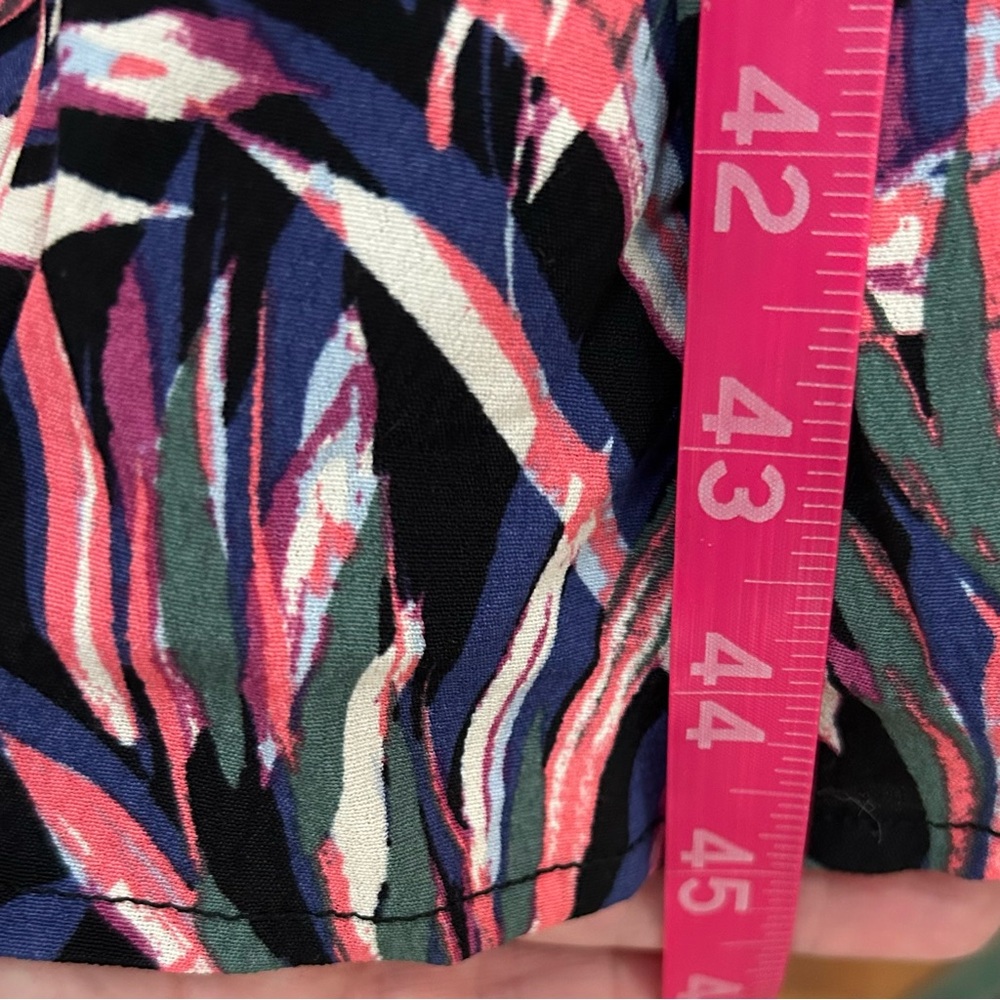 Evereve Hadley Strapless Maxi Dress Palm Print Size S - Picture 13 of 16